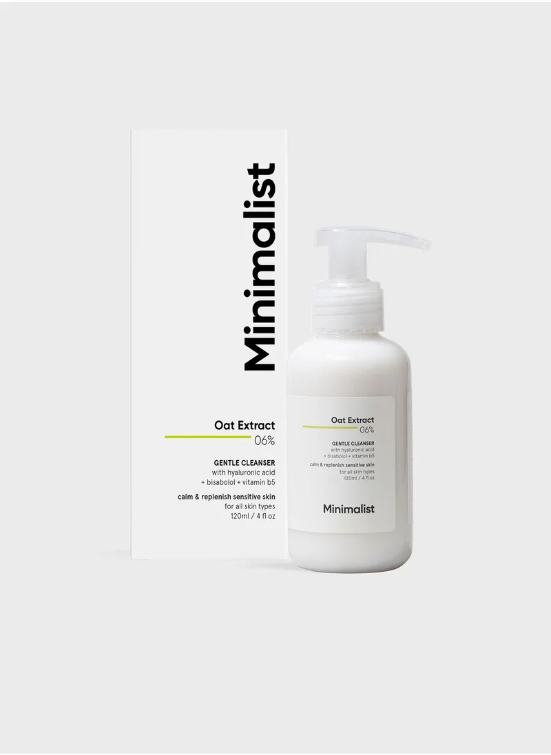 Minimalist Skincare Oat Extract 6% Face Cleanser