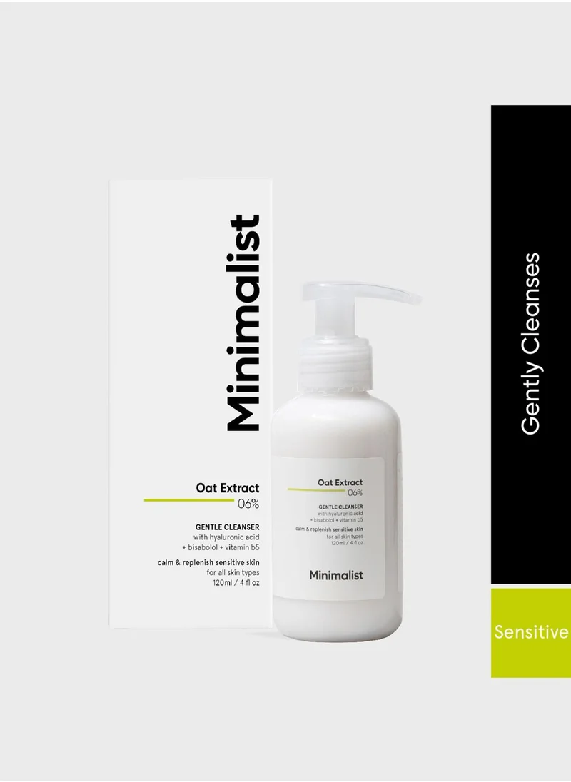 Minimalist Skincare Oat Extract 6% Face Cleanser