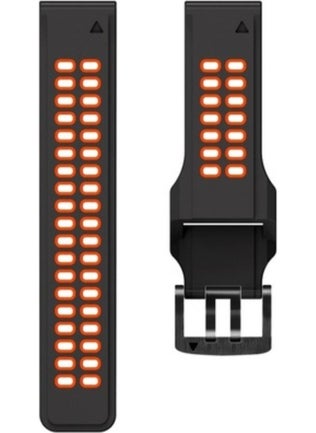 Markacase Garmin Descent Mk1 (26MM) Double Row Silicone Watch Band  - Image 4