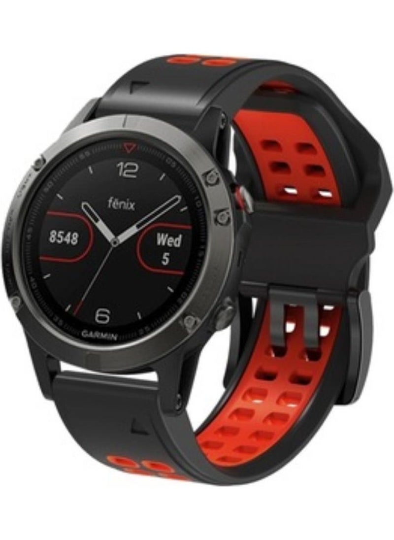 Markacase - Garmin Descent Mk1 (26MM) Double Row Silicone Watch Band - Image 1