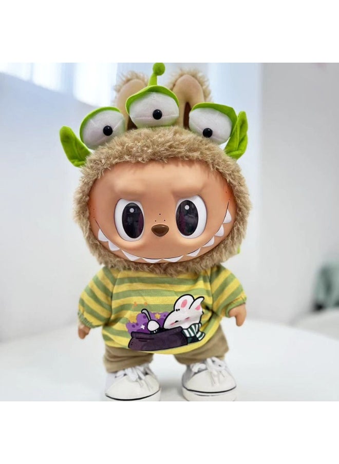 LABUBU 38cm Plush Rabub Doll Clothes 