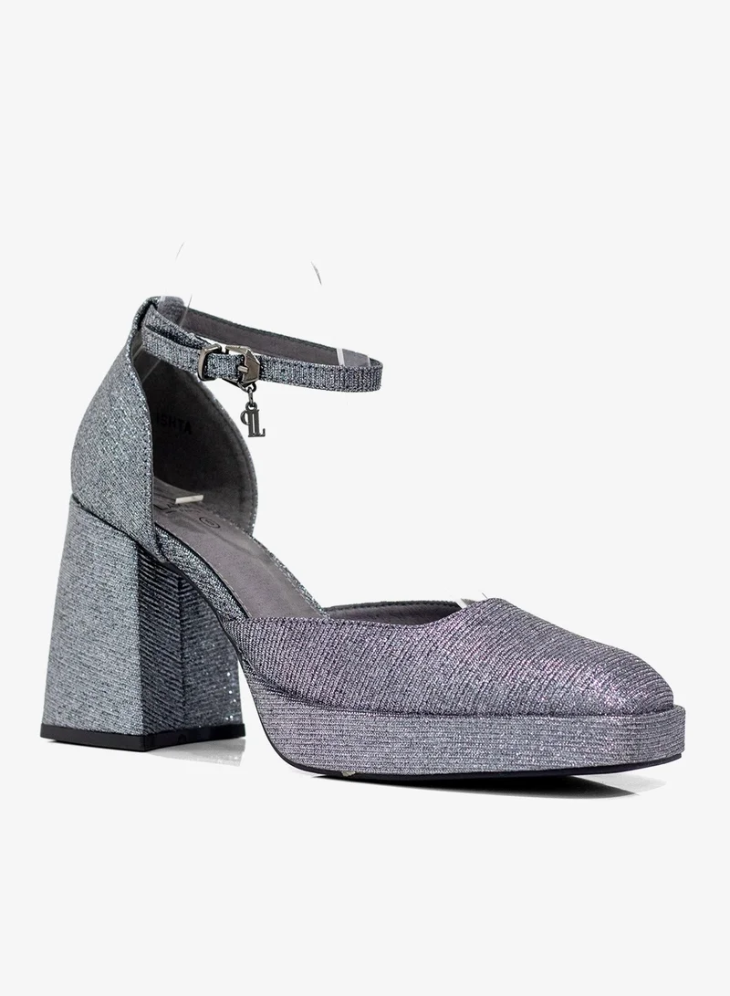 لاماراباريس كعب إسشتا بلاتفورم ٩ سم بلون البيوتر