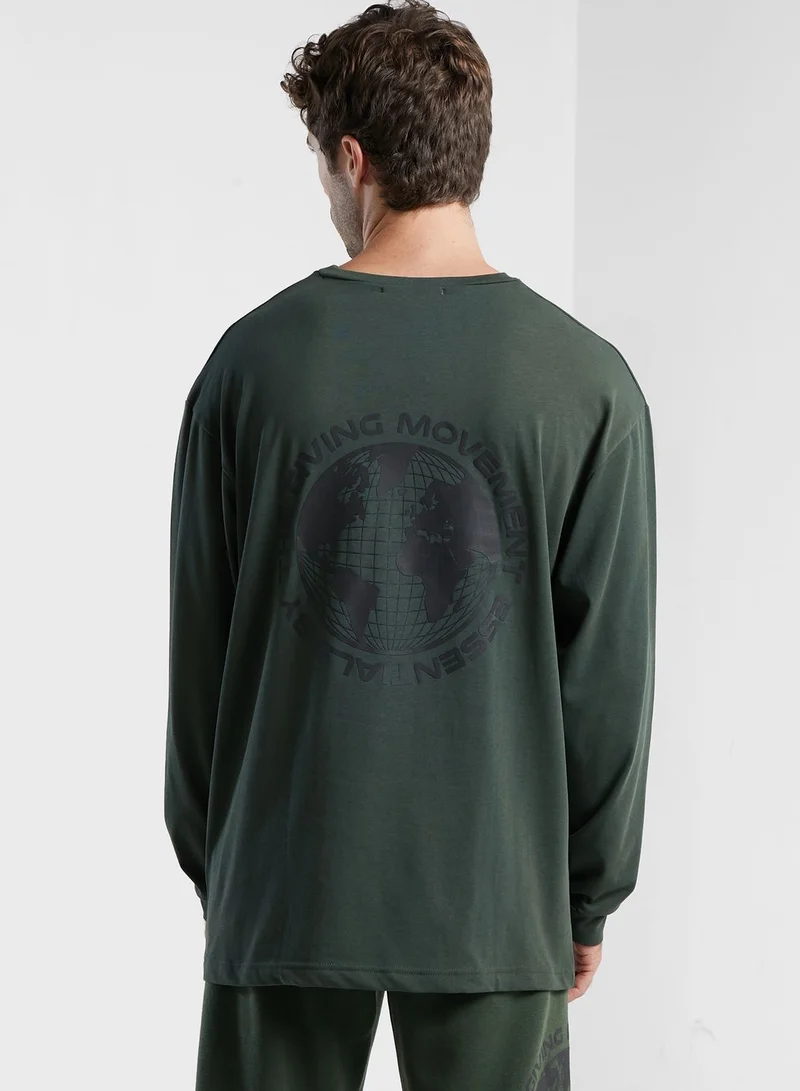 The Giving Movement Regular Fit Printed T-Shirt