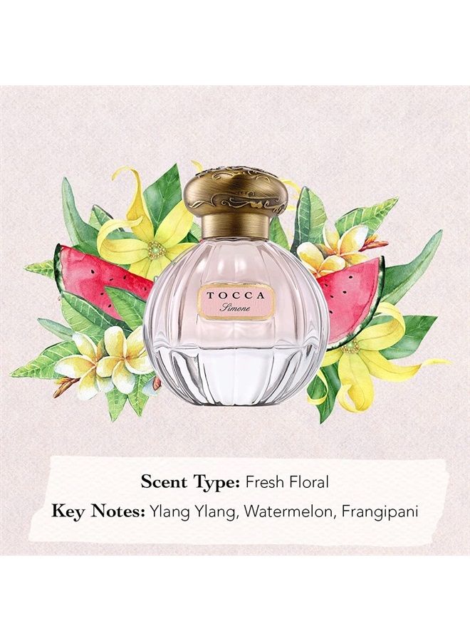 Tocca Women's Perfume, Simone Fragrance - Fresh Floral - Breezy, Sparkling, Radiant - Hand-Finished Bottle 1.7oz (50 ml) - Image 4
