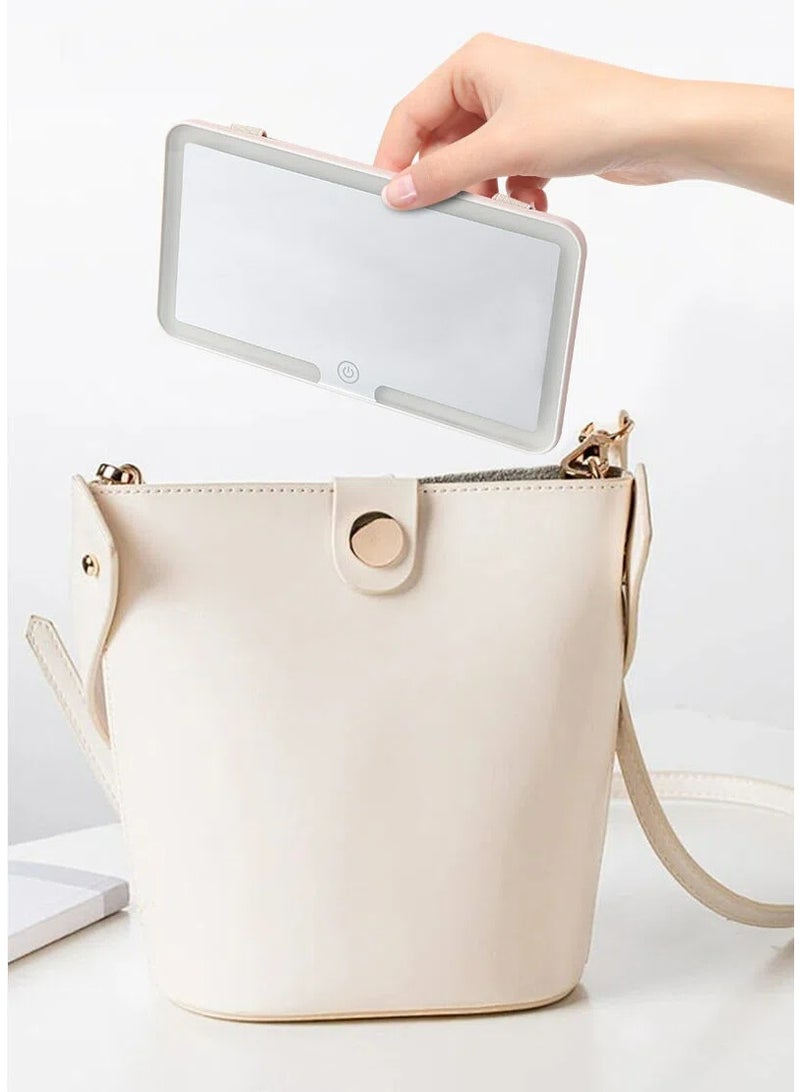 Rechargeable Sun Visor Vanity Mirror for Car with 3 Light Modes & Dimmable Touch Screen - Stylish Car Accessory for Women and Girls - Image 3