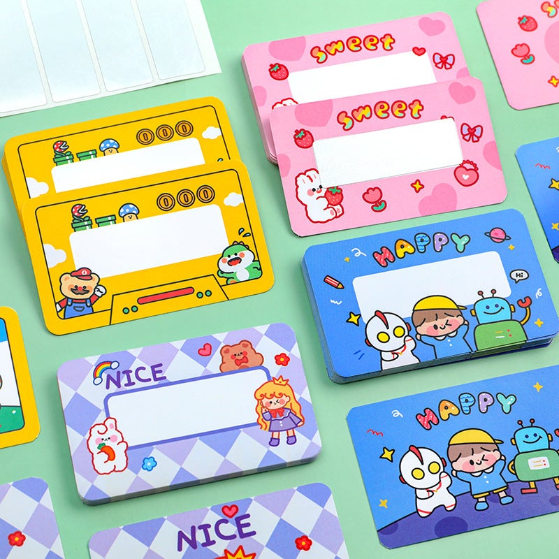Cartoon Scratch-Off Cards – Handwritten Interactive Greeting Cards for Students - Image 4