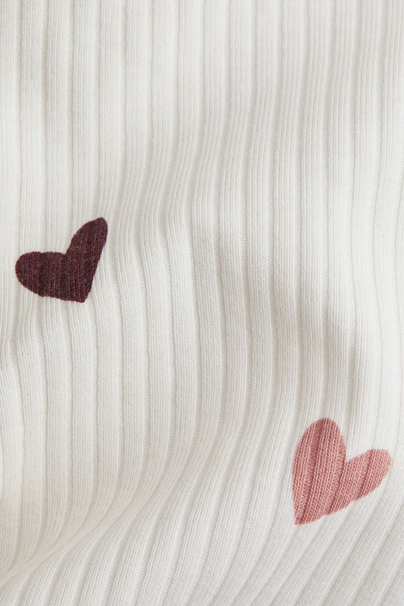 H&M Ribbed cotton set