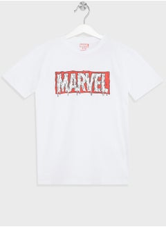 Marvel  Teen Boys Graphic Printed Tee