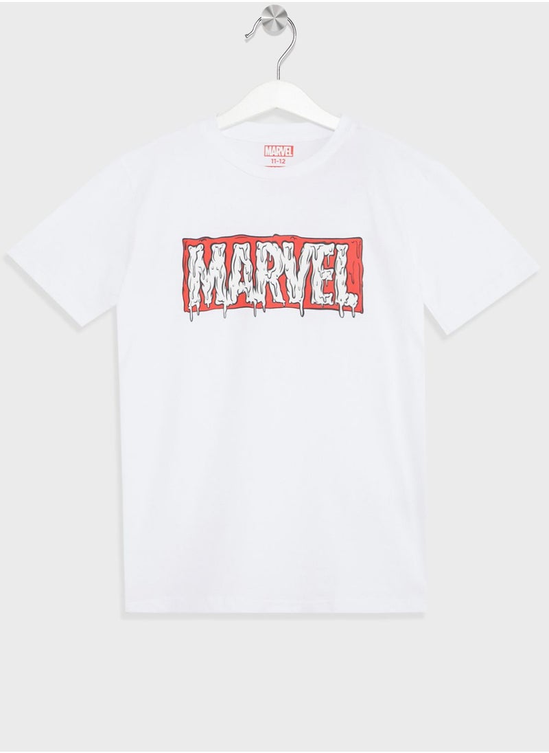 MARVEL - Marvel  Teen Boys Graphic Printed Tee - Image 1