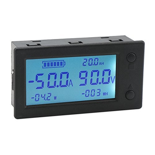 DROK Voltage Amp Meter DC, Battery Monitor DC 0-300V 200A, Ammeter Voltmeter for Solar System Setup Power Energy Capacity Volt Current Detector Panel with Hall Sensor - Image 5
