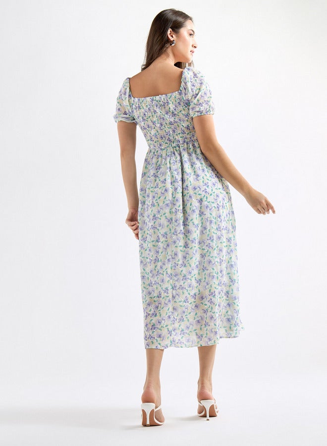 Splash FAV Floral Print Midi Dress - Image 3