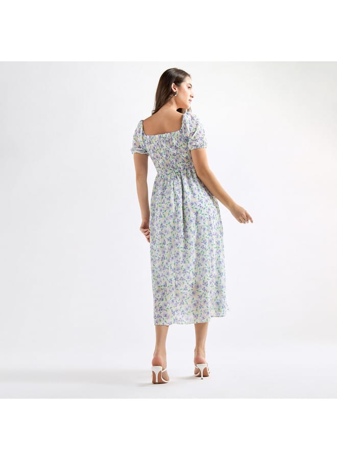 Splash FAV Floral Print Midi Dress  - Image 3