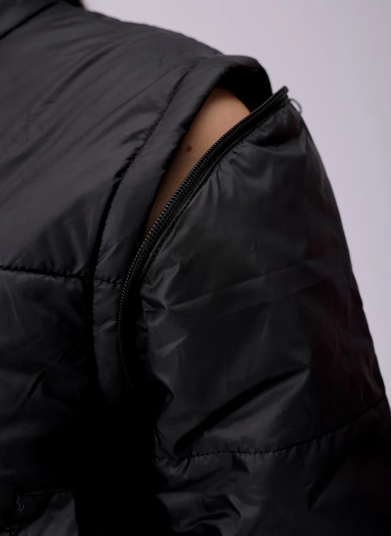 Freehand  Women Regular Fit Solid Puffer Jacket for Women | Best Price UAE