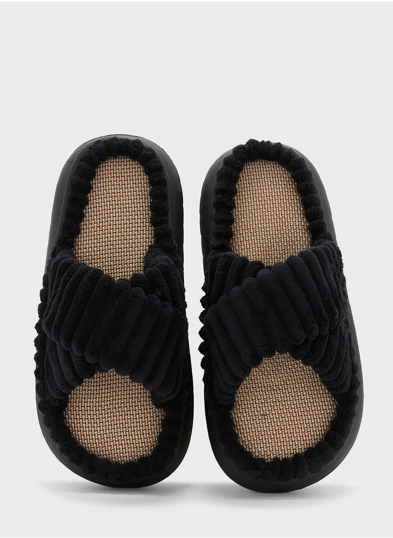 Ginger Crossover Slide Slipper