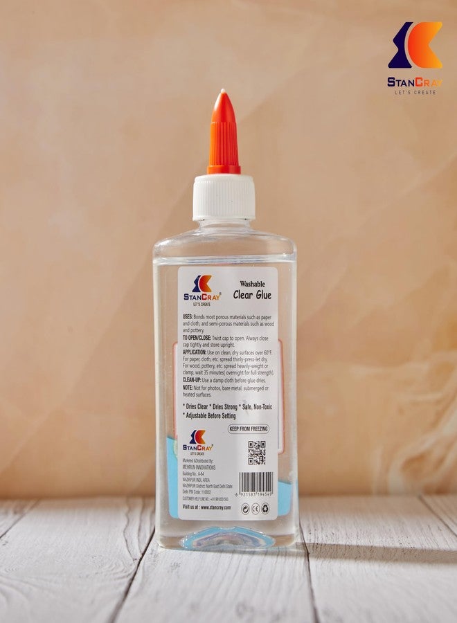 STANCRAY Craft Glue - All Multi-Purpose Liquid glue, Extra Strong- Great for Making Slime | Ultimate Adhesive | DIY Art & Craft | Ideal for Children, Student’s Project Work (147ml) - Image 2