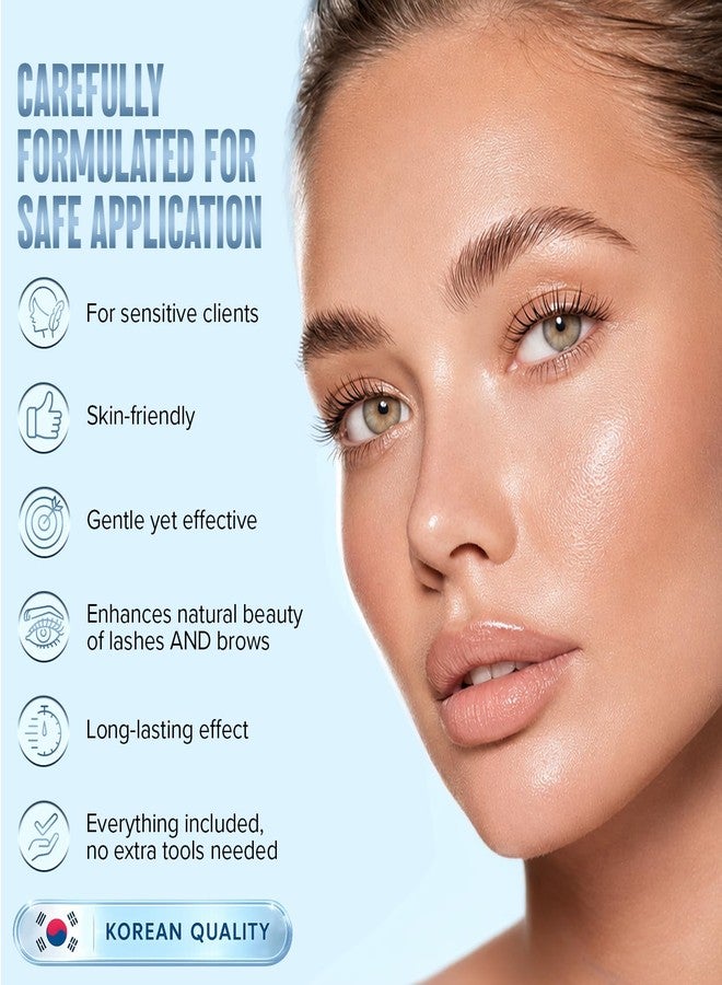 Stacy Lash Korean Lash Lift Kit, 10 Sets Eyelash Perm & Brow Lamination Kit for DIY Home and Professional Use, Silicone Shields, Eye Pads, Lash Brushes & Tools - Image 3