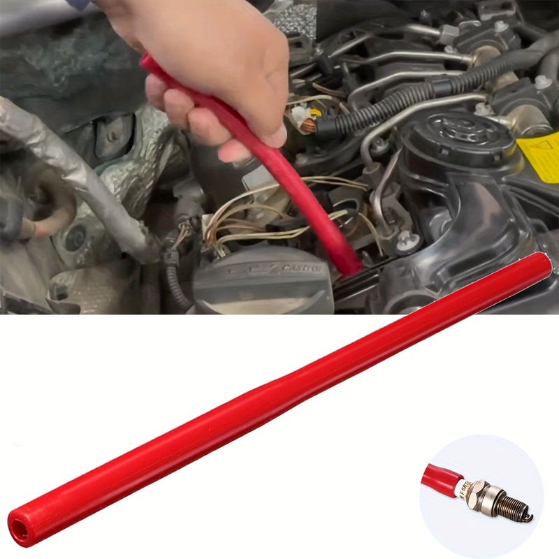 Universal Car Motorcycle Spark Plug Socket With Rubber Tube Reusable Portable Easy Installation Removal 1pc - Image 1