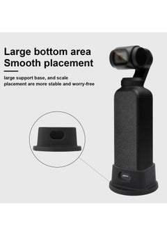 أوزيغالور الترجمة إلى العربية: مقبض سيلاجين أسود للمكتب يتوافق مع DJI Osmo 3 و Pocket 3 - منصة كاميرا مستقرة  - Image 4