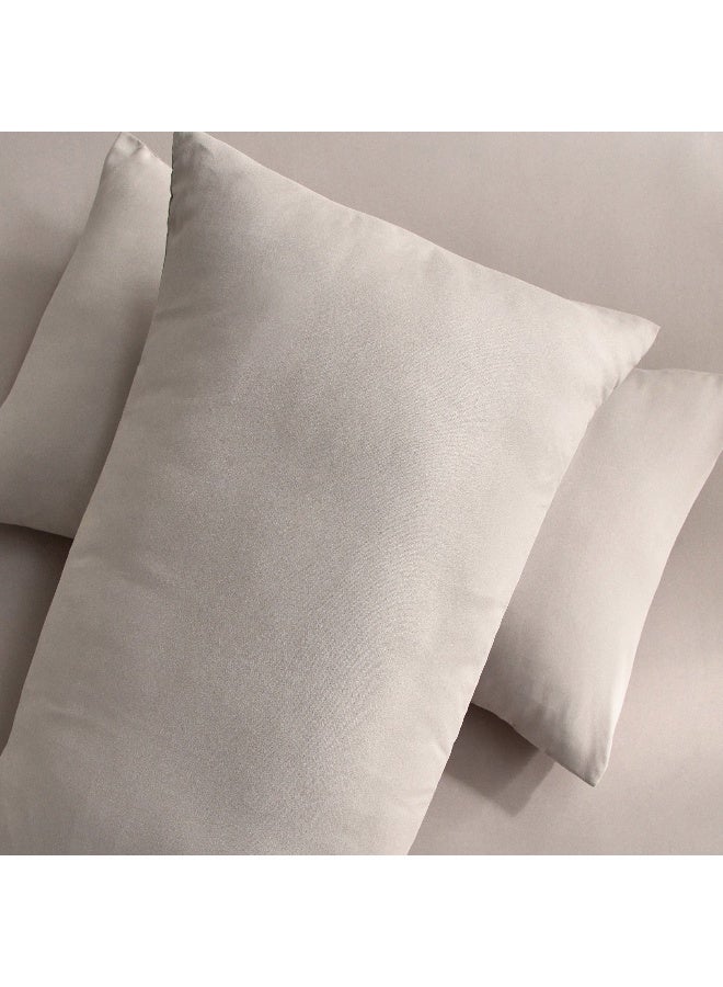 Home Box Derby 2-Piece Solid Microfiber Pillowcase Set - 45x70 cm - Image 5