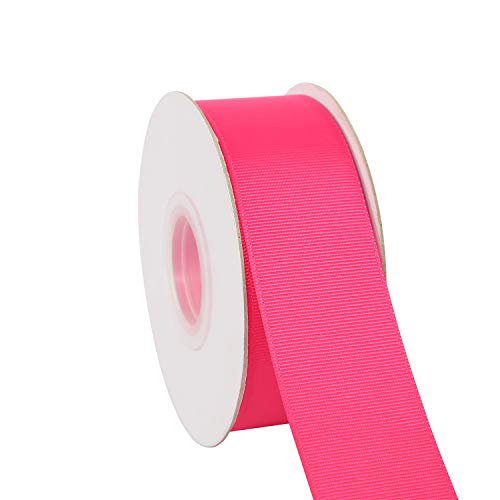 Ribbonitlux 1.5" Wide Solid Grosgrain Ribbon 25 Yards (176-Fuchsia）, Set for Gift Wrapping, Party Decor, Sewing Applications, Wedding and Craft - Image 1