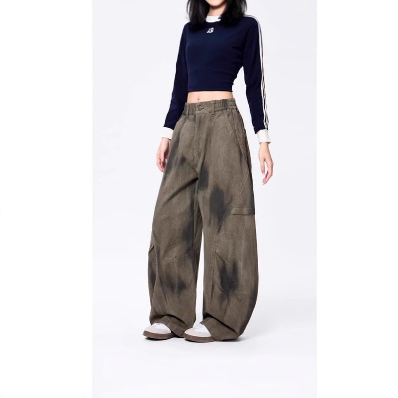 Unisex Classic Denim Jeans Loose Fit Daily Outdoor Wear - Image 2