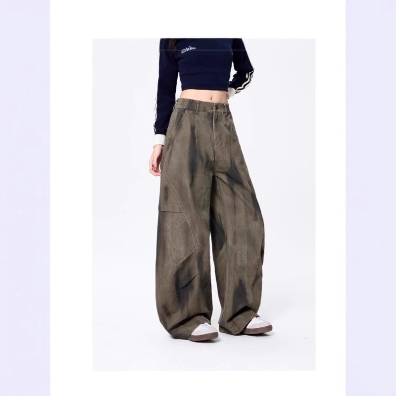Unisex Classic Denim Jeans Loose Fit Daily Outdoor Wear - Image 3