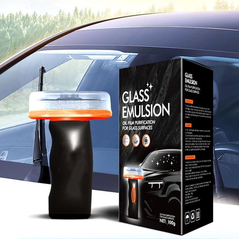 Multipurpose Oil Film Remover Brush for Cars Motorcycles and Commercial Vehicles for Various Driving Scenarios Safe Driving Windshield Brush - Image 5