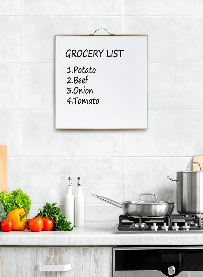 TSJ OFFICE Small Dry-Erase White-Board - 12 X 16 Inches Portable Aluminum Frame Mini Hanging Whiteboard with Handle, to Do List Notepad for Office, Home, School - Image 5