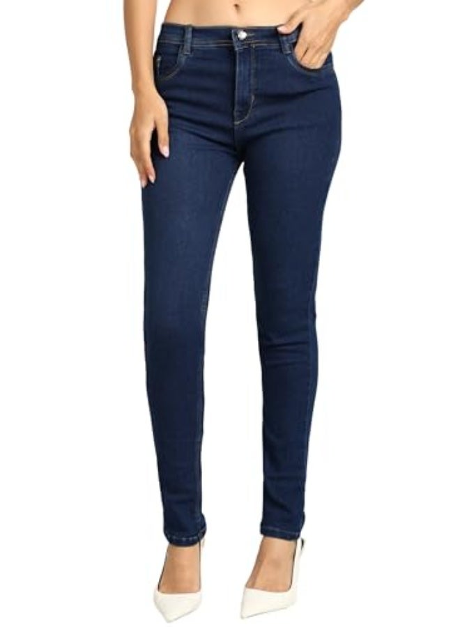 Nifty Women's Denim Slim Fit High Waist Jeans - Image 1