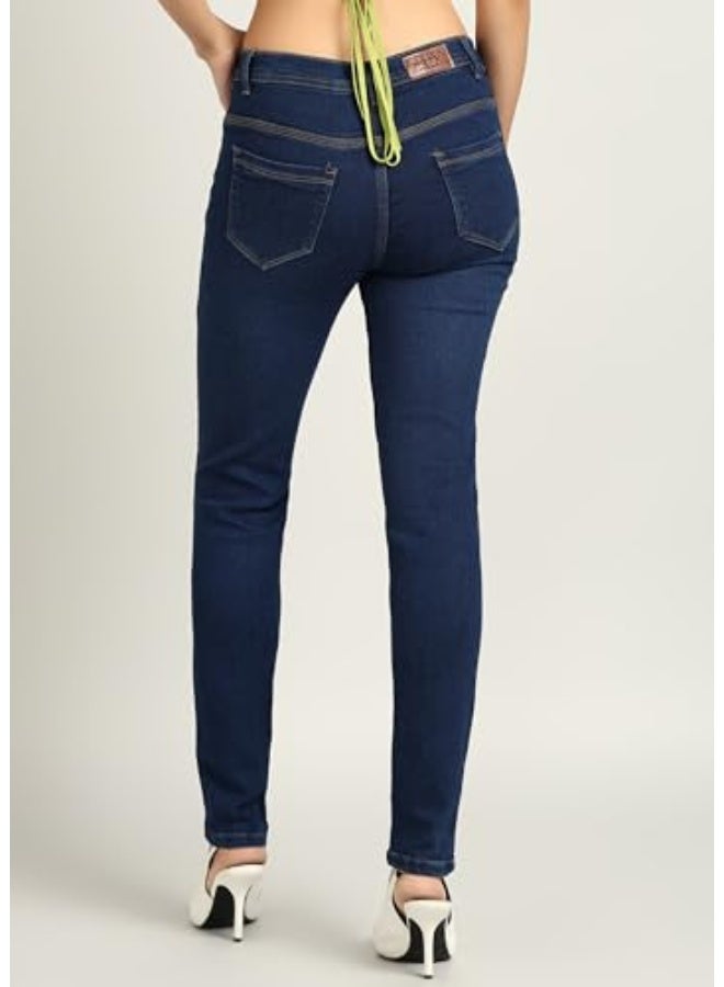 Nifty Women's Denim Slim Fit High Waist Jeans - Image 5