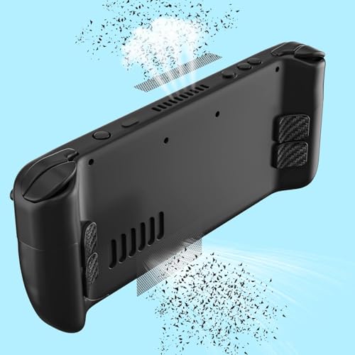 New World Accessories for Steam Deck, Touch Protector Dust Plug Silicone Thumb Grip Caps for Steam Deck Vent Dust Filter Cover with Trackpads Skins - 9 in 1 - Image 4