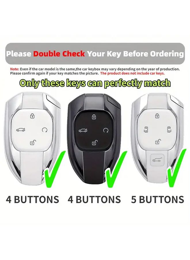 غطاء شفاف لمفاتيح التحكم عن بعد الذكية للسيارة من مادة TPU، مجموعة 1 مناسبة لسيارات GAC Empow J11 J12 J13 J14 J15 J16 GS8 GS3 - Image 4