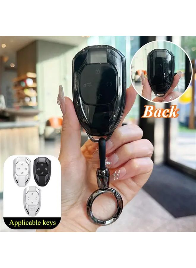 غطاء شفاف لمفاتيح التحكم عن بعد الذكية للسيارة من مادة TPU، مجموعة 1 مناسبة لسيارات GAC Empow J11 J12 J13 J14 J15 J16 GS8 GS3 - Image 1
