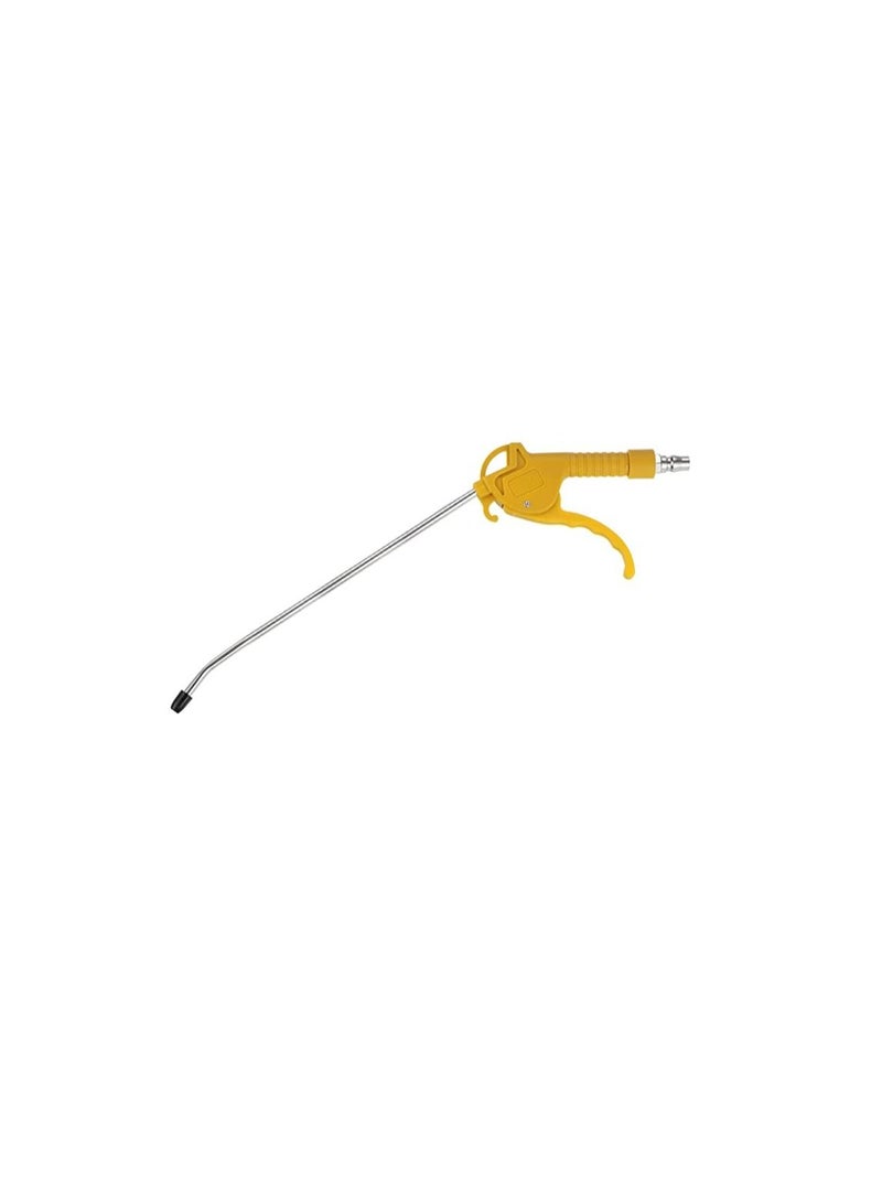 AQSON High Pressure Air Blow Gun with 10.63" Long Angled Nozzle,Yellow - Image 2