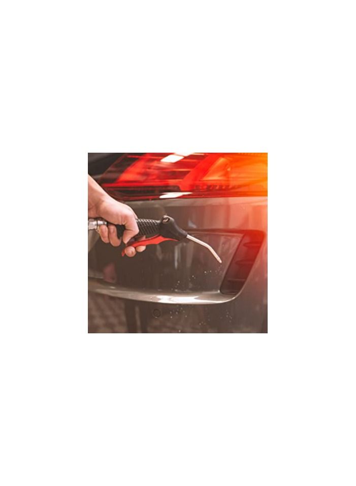 AQSON High Pressure Air Blow Gun with 10.63" Long Angled Nozzle,Yellow - Image 4