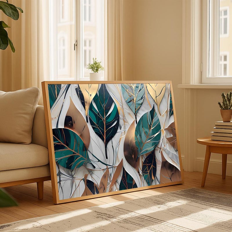 Marktna One piece of Islamic-designed canvas print with a hollow frame, measuring (70×50). - Image 2