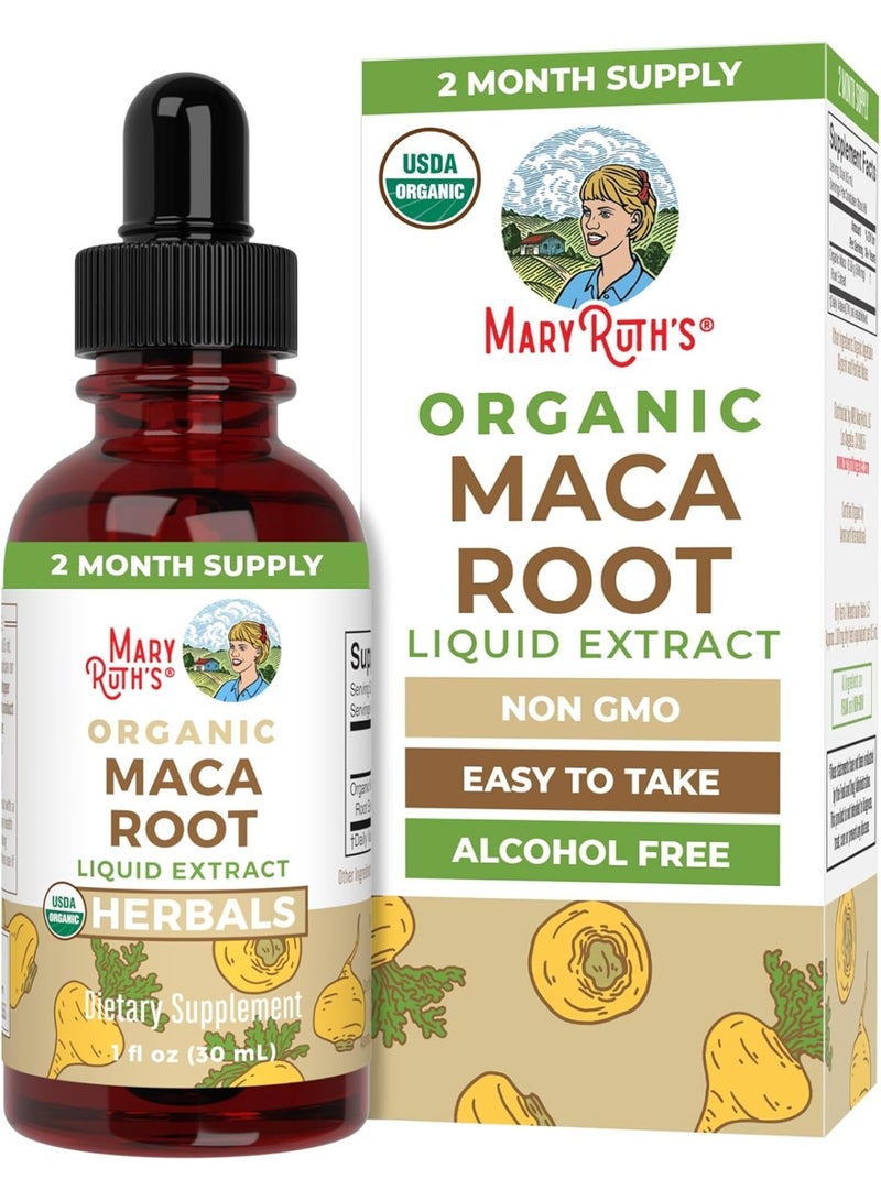 MaryRuth's Organic Maca Root Liquid Drops | Vegan | Non-GMO | Gluten Free | Alcohol Free | 1 Fl Oz - Image 2