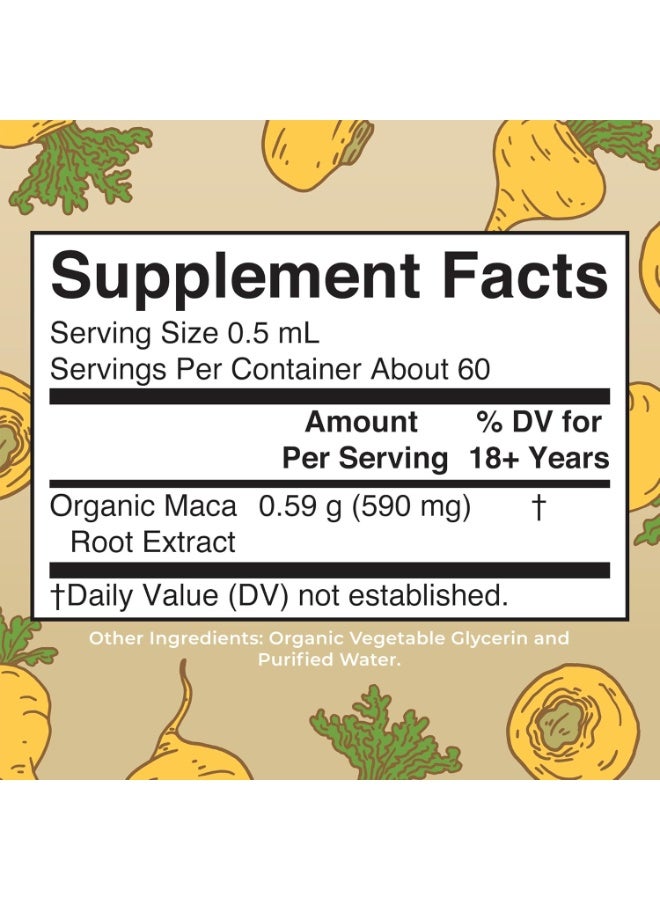 MaryRuth's Organic Maca Root Liquid Drops | Vegan | Non-GMO | Gluten Free | Alcohol Free | 1 Fl Oz - Image 1