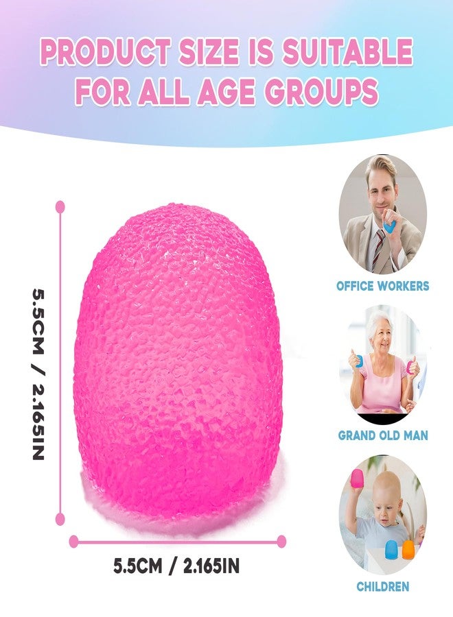 AuraGlaze Squishy Fidget Toys Stress for Kids and Adults, Super Solid Squeeze Ball, Sensory for Stress Relief, Birthday, Easter Basket Stuffers and Party Favors(Pink) - Image 2