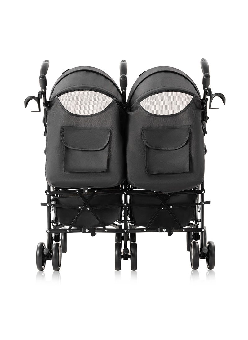 Lightweight Baby Twin Stroller Fellow, Easy To Maneuver - Black - pzsku/Z67DA56B8B5A6B3E2349FZ/45/_/1688735371/a0a3d604-84f0-444f-a40e-2bb285ace546