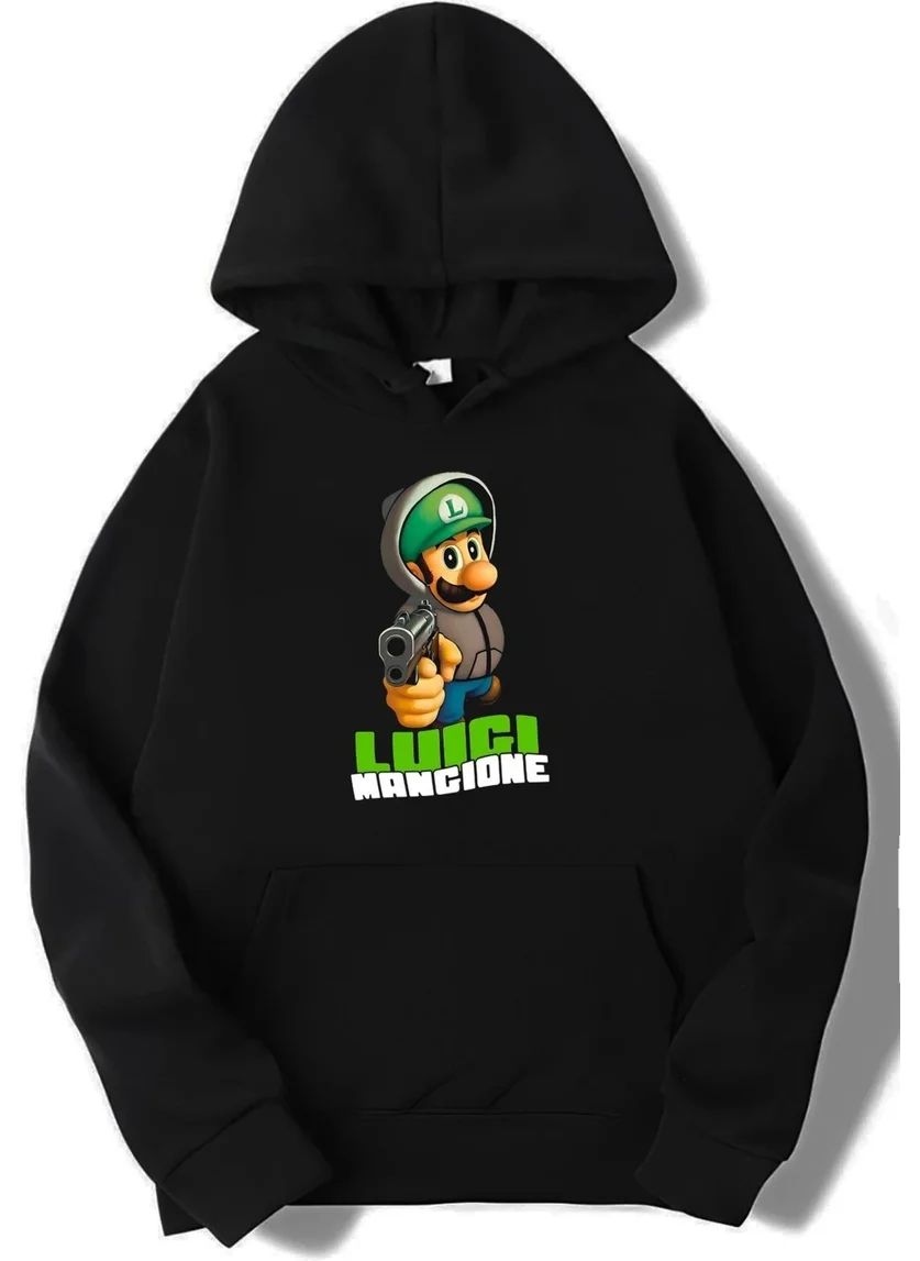 بي ار زد كولكشن Unisex Oversize Luigi Mangione Hoodie