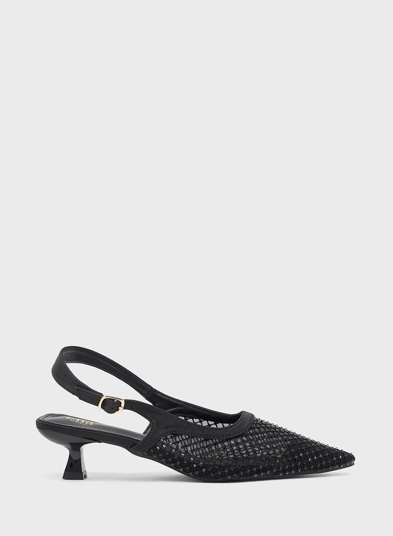 ELLA Pointed Slingback Ballerina