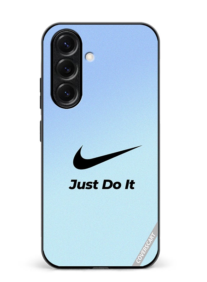 Protective Case Cover For Samsung Galaxy S25 Nike Logo Blue Design Multicolour