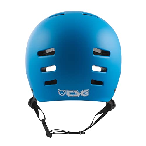 TSG Evolution Skate & Bike Helmet w/Snug Fit & Triple Cert. for Skateboarding, Cycling, MTB, Roller Derby, E-Boarding, E-Skating, Longboarding, Park Skating, Urban (Satin Dark Cyan, L/XL 57-59 cm) - Image 2