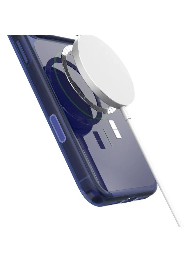 ليفيلو أوبولنت كريستال شيلد غطاء متوافق مع MagSafe لهاتف آيفون 17 برو – أزرق كوبالت - Image 4