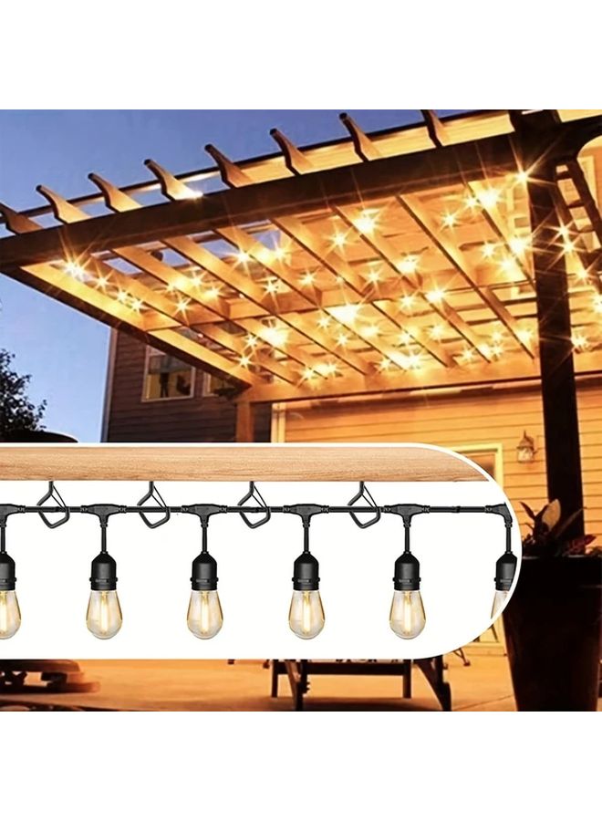 8pcs Heavy Duty Steel Outdoor Hooks For String Lights Black Rust Resistant - Image 5