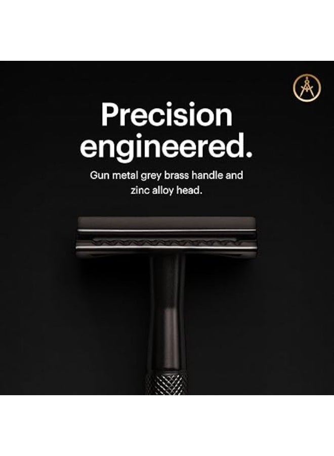 Manscaped Refining The Gentleman Plow 2.0 Premium Hygienic Single Blade Double-Edged Safety Razor - Image 4