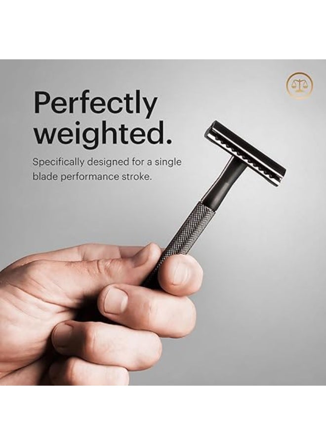 Manscaped Refining The Gentleman Plow 2.0 Premium Hygienic Single Blade Double-Edged Safety Razor - Image 2