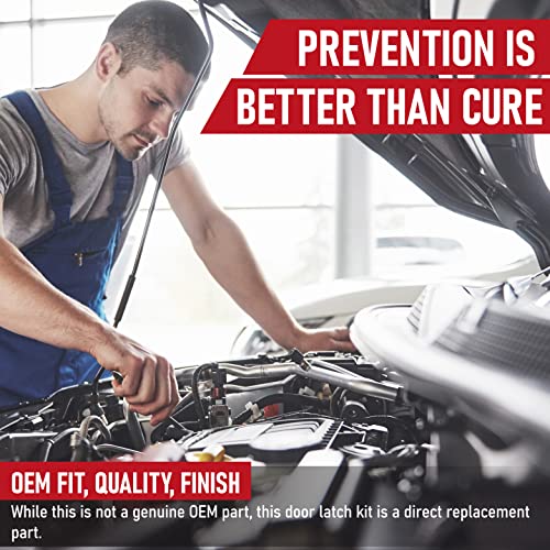 AA Ignition قفل ومقبض باب الصندوق البديل مع الحواف - بديل للأرقام 15997911، 15228541، 15228539، 15228540 - متوافق مع شيفروليه سيلفرادو و GMC سييرا 1500، 1500HD، 2500HD، 2500، 3500 - Image 5
