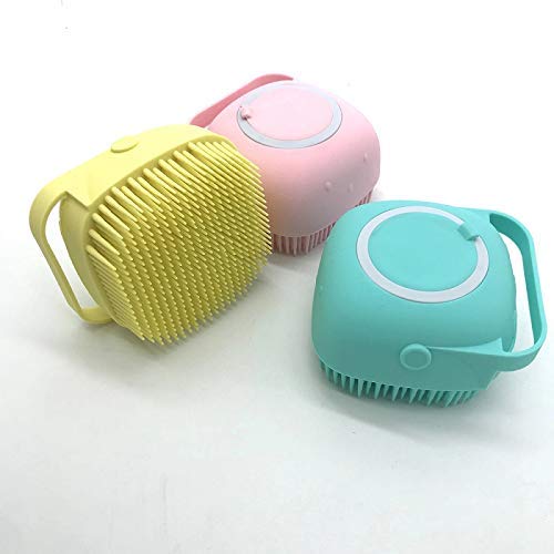 FEXMY® 2 Pcs Combo Silicone Soft Cleaning Body | Bath Brush With Shampoo Dispenser Plus Back Scrubber, Bath Brush Washer For Dead Skin Removal Gentle Massage Exfoliation For Kids Men And Women - Image 5